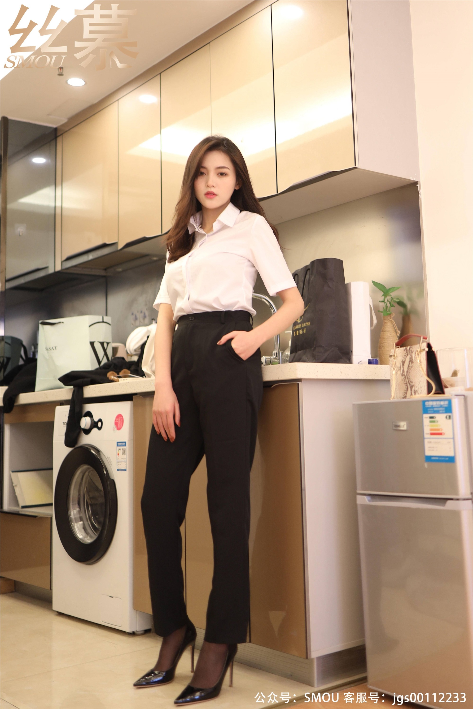 丝慕写真 SM451 天天一元 模特：泡芙《裤里丝小tip》